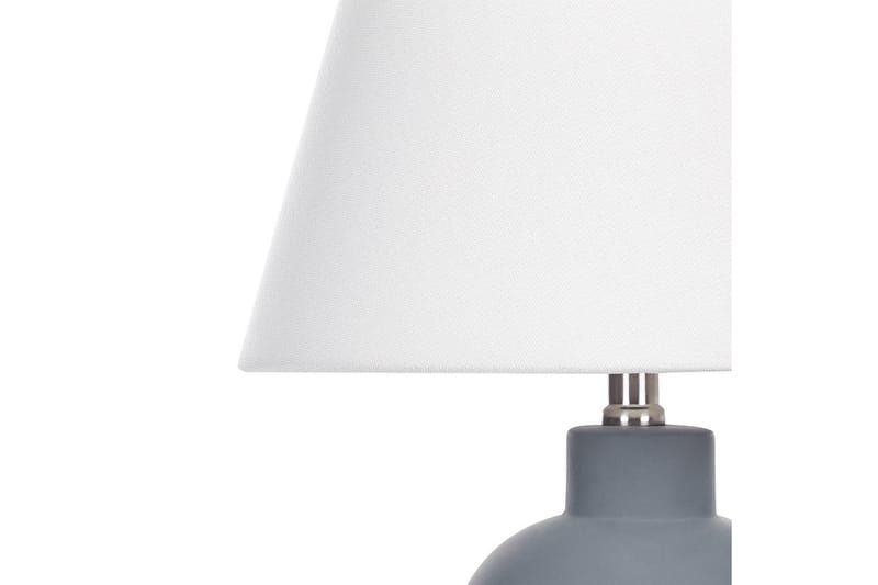 Lemiros Bordslampa 48 cm E27 - Grå/Vit - Belysning - Lampor & belysning inomhus - Sovrumslampa - Sänglampa - Sängbordslampa