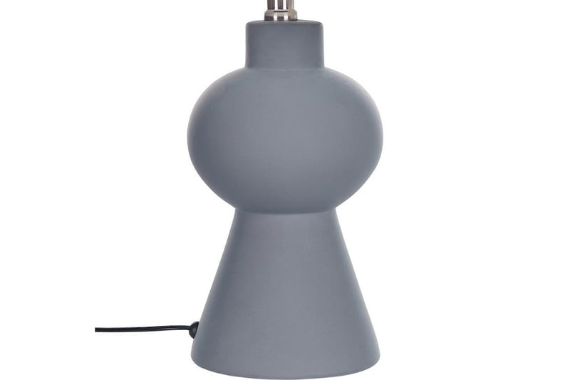 Lemiros Bordslampa 48 cm E27 - Grå/Vit - Belysning - Lampor & belysning inomhus - Sovrumslampa - Sänglampa - Sängbordslampa