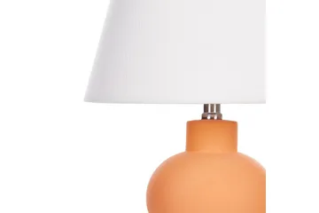 Lemiros Bordslampa 48 cm E27 - Orange/Vit - Belysning - Lampor & belysning inomhus - Sovrumslampa - Sänglampa - Sängbordslampa