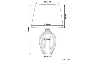 Lemnaik Bordslampa 52 cm E27 - Ljusbrun - Belysning - Lampor & belysning inomhus - Sovrumslampa - Sänglampa - Sängbordslampa
