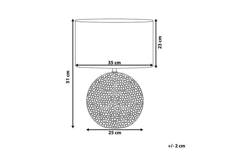 Libbelo Bordslampa 51 cm E27 - Guld/Svart - Belysning - Lampor & belysning inomhus - Sovrumslampa - Sänglampa - Sängbordslampa