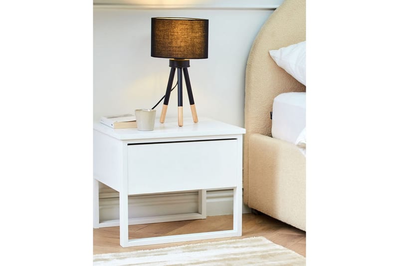 Ligavol Bordslampa 40 cm 2 st E27 - Svart/Ljus trä - Belysning - Lampor & belysning inomhus - Sovrumslampa - Sänglampa - Sängbordslampa