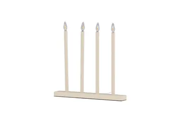 Lofsdalen Adventsljusstake 35 cm - Beige - Belysning - Lampor & belysning inomhus - Sovrumslampa - Sänglampa - Sängbordslampa