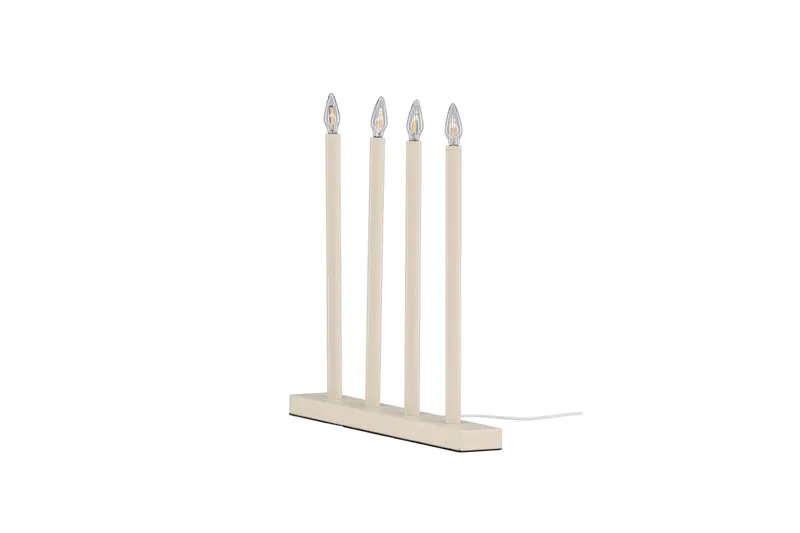 Lofsdalen Adventsljusstake 35 cm - Beige - Belysning - Lampor & belysning inomhus - Sovrumslampa - Sänglampa - Sängbordslampa