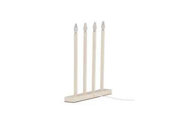 Lofsdalen Adventsljusstake 35 cm - Beige - Belysning - Lampor & belysning inomhus - Sovrumslampa - Sänglampa - Sängbordslampa