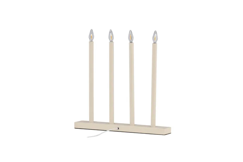 Lofsdalen Adventsljusstake 35 cm - Beige - Belysning - Lampor & belysning inomhus - Sovrumslampa - Sänglampa - Sängbordslampa