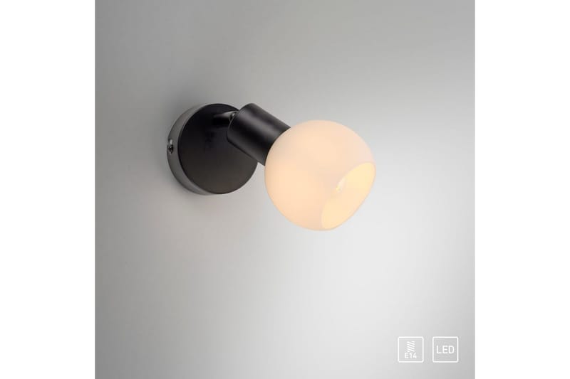 Loki Just Light Vägg/taklampa - Black - Belysning - Lampor & belysning inomhus - Sovrumslampa - Sänglampa - Sänglampa vägg