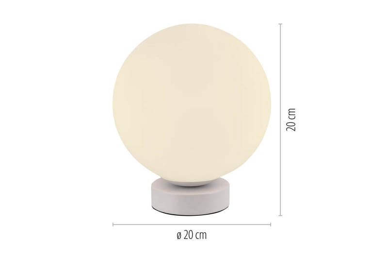 Lolasmart Bolo Just Light Bordslampa - White - Belysning - Lampor & belysning inomhus - Sovrumslampa - Sänglampa - Sängbordslampa