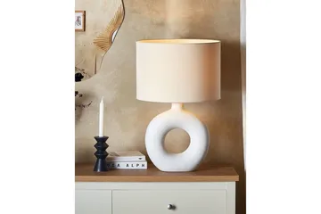 Losventa Bordslampa 58 cm E27 - Ljusbeige/Vit - Belysning - Lampor & belysning inomhus - Sovrumslampa - Sänglampa - Sängbordslampa