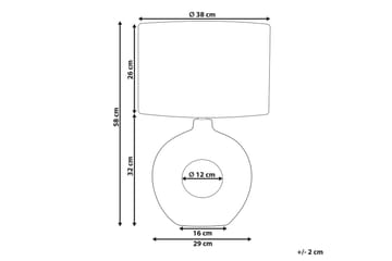 Losventa Bordslampa 58 cm E27 - Ljusbeige/Vit - Belysning - Lampor & belysning inomhus - Sovrumslampa - Sänglampa - Sängbordslampa