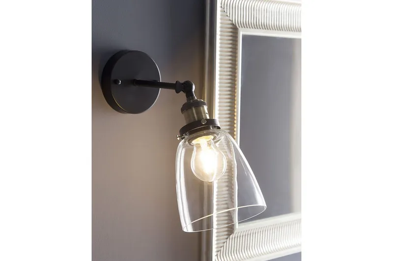 Lovataia Vägglampa 2 st E27 - Svart - Belysning - Lampor & belysning inomhus - Sovrumslampa - Sänglampa - Sänglampa vägg