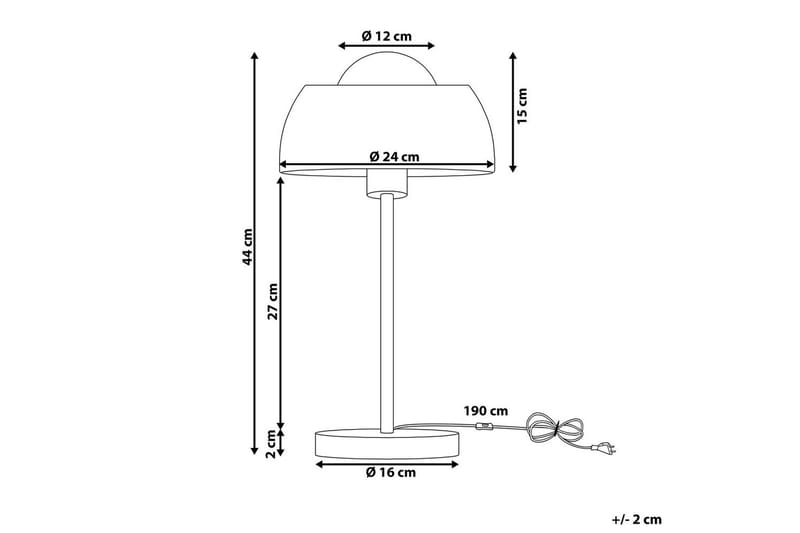 Magica Bordslampa 44 cm E27 - Svart/Mässing - Belysning - Lampor & belysning inomhus - Sovrumslampa - Sänglampa - Sängbordslampa