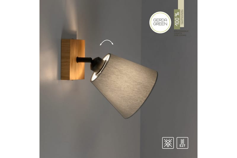 Michel Just Light Vägg/taklampa - Wood - Belysning - Lampor & belysning inomhus - Sovrumslampa - Sänglampa - Sänglampa vägg