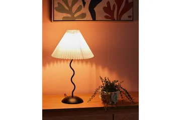 Montecristo Bordslampa 49 cm E27 - Svart/Vit - Belysning - Lampor & belysning inomhus - Sovrumslampa - Sänglampa - Sängbordslampa