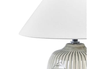 Mykonos Bordslampa 37 cm E14 - Grå/Vit - Belysning - Lampor & belysning inomhus - Sovrumslampa - Sänglampa - Sängbordslampa