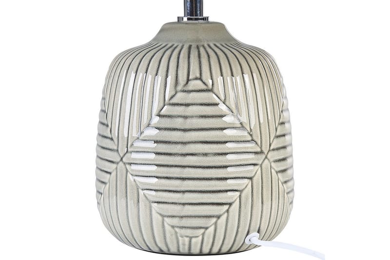Mykonos Bordslampa 37 cm E14 - Grå/Vit - Belysning - Lampor & belysning inomhus - Sovrumslampa - Sänglampa - Sängbordslampa
