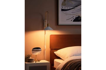 Ozmi Vägglampa 44 cm E27 - Guld/Vit - Belysning - Lampor & belysning inomhus - Sovrumslampa - Sänglampa - Sänglampa vägg