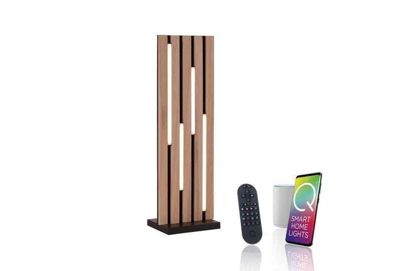 Q-Akustik Paul Neuhaus Bordslampa - Wood - Belysning - Lampor & belysning inomhus - Sovrumslampa - Sänglampa - Sängbordslampa