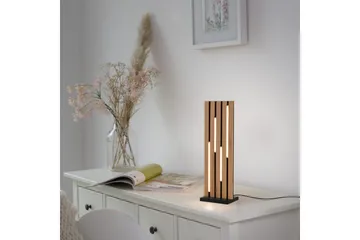 Q-Akustik Paul Neuhaus Bordslampa - Wood - Belysning - Lampor & belysning inomhus - Sovrumslampa - Sänglampa - Sängbordslampa