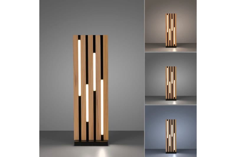 Q-Akustik Paul Neuhaus Bordslampa - Wood - Belysning - Lampor & belysning inomhus - Sovrumslampa - Sänglampa - Sängbordslampa