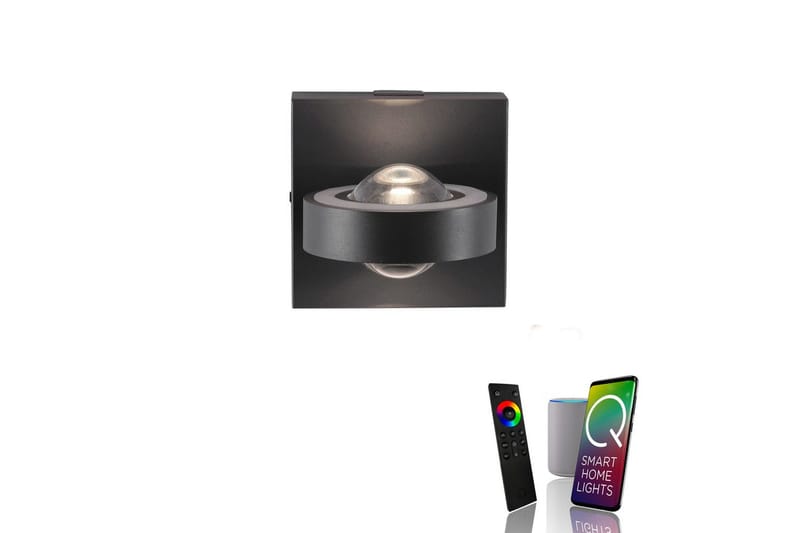 Q-Mia Paul Neuhaus Vägglampa - Anthracite Grey - Belysning - Lampor & belysning inomhus - Sovrumslampa - Sänglampa - Sänglampa vägg