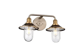 Rigby Hinkley Vägglampa - Silver||Brass - Belysning - Lampor & belysning inomhus - Sovrumslampa - Sänglampa - Sänglampa vägg