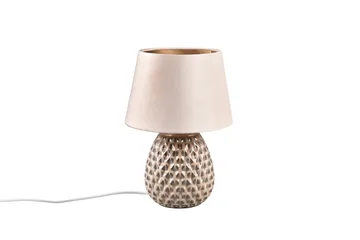 Ariana Bordslampa 35 cm E14 beige - Beige - Belysning - Lampor & belysning inomhus - Sovrumslampa - Sänglampa - Sängbordslampa