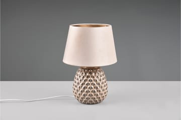 Ariana Bordslampa 35 cm E14 beige - Beige - Belysning - Lampor & belysning inomhus - Sovrumslampa - Sänglampa - Sängbordslampa
