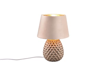 Ariana Bordslampa 35 cm E14 beige - Beige - Belysning - Lampor & belysning inomhus - Sovrumslampa - Sänglampa - Sängbordslampa