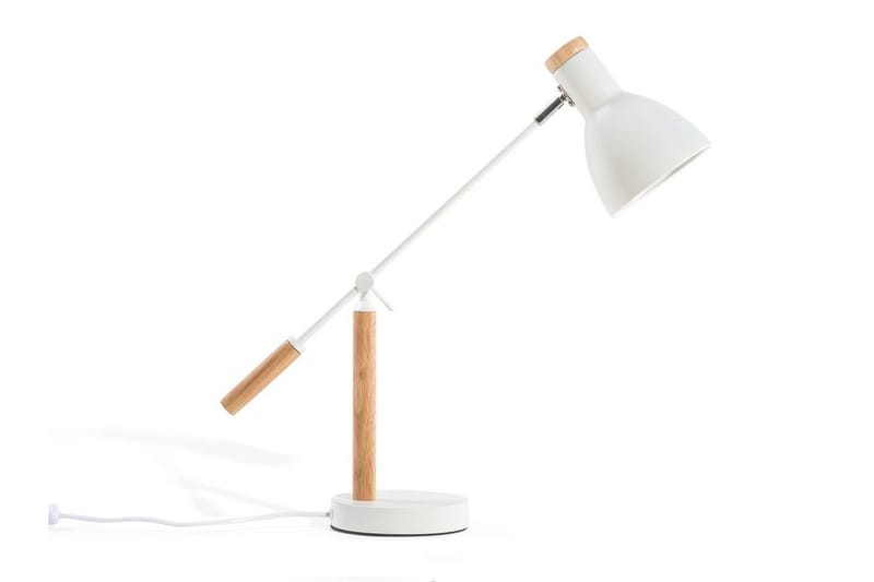 Bordslampa Peckos 15 cm - Vit - Bordslampa - Fönsterlampa på fot - Hall lampa - Sängbordslampa - Fönsterlampa