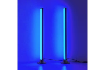 Boy LED bordslampa 2 st svart RGB - Svart - Belysning - Lampor & belysning inomhus - Sovrumslampa - Sänglampa - Sängbordslampa