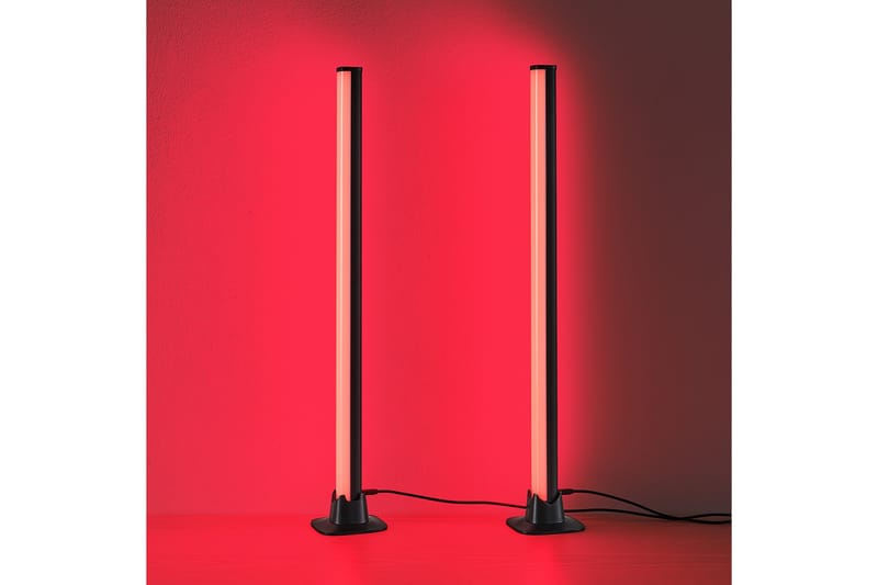 Boy LED Bordslampa 2 st svart RGB - Svart - Belysning - Lampor & belysning inomhus - Sovrumslampa - Sänglampa - Sängbordslampa