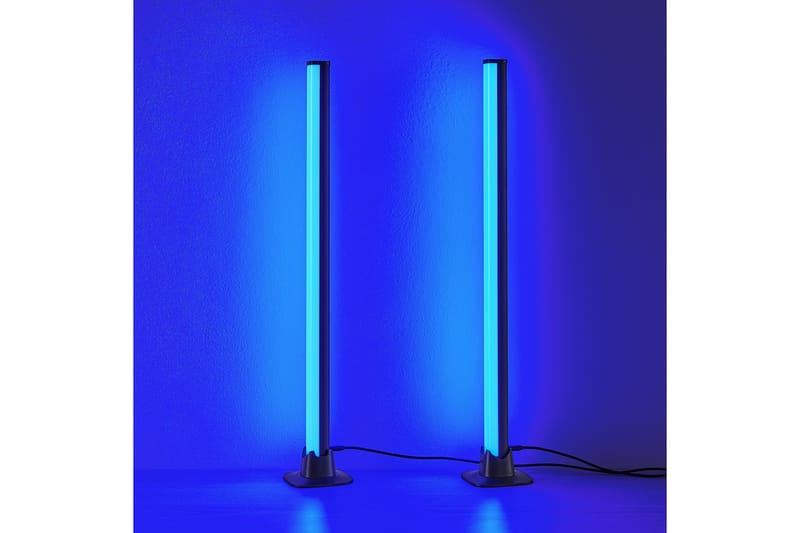 Boy LED Bordslampa 2 st svart RGB - Svart - Belysning - Lampor & belysning inomhus - Sovrumslampa - Sänglampa - Sängbordslampa