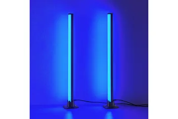 Boy LED Bordslampa 2 st svart RGB - Svart - Belysning - Lampor & belysning inomhus - Sovrumslampa - Sänglampa - Sängbordslampa