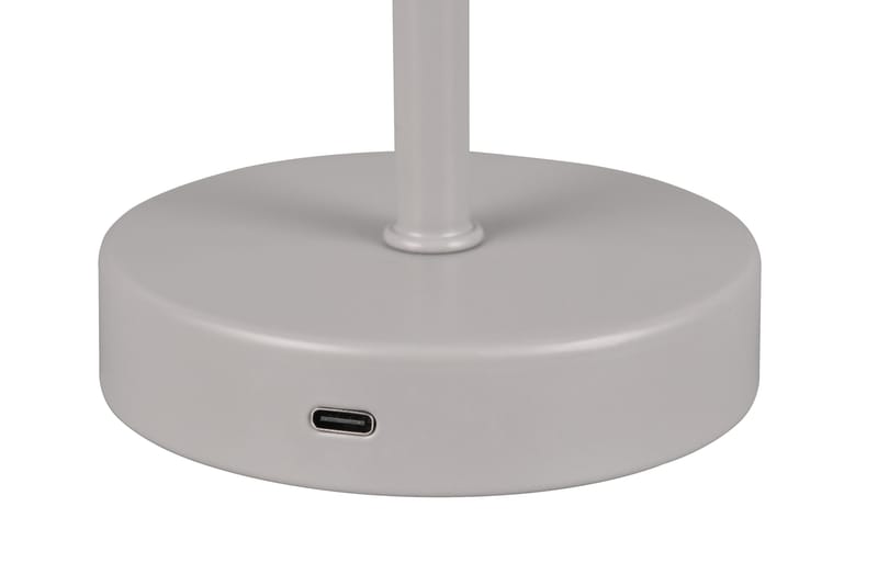 Jeff LED Bordslampa grå uppladdningsbar - Grå - Belysning - Lampor & belysning inomhus - Sovrumslampa - Sänglampa - Sängbordslampa
