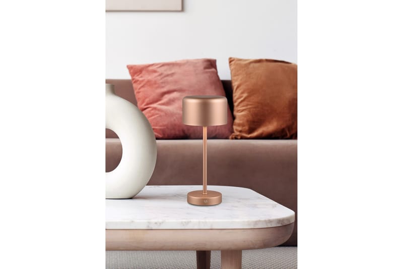 Jeff LED Bordslampa kaffe brun uppladdningsbar - Brun - Belysning - Lampor & belysning inomhus - Sovrumslampa - Sänglampa - Sängbordslampa