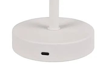 Jeff LED Bordslampa mattvit uppladdningsbar - Matt vit - Belysning - Lampor & belysning inomhus - Sovrumslampa - Sänglampa - Sängbordslampa