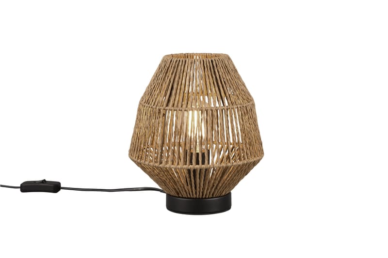 Miki bordslampa E27 sisal - Sisal - Belysning - Lampor & belysning inomhus - Sovrumslampa - Sänglampa - Sängbordslampa