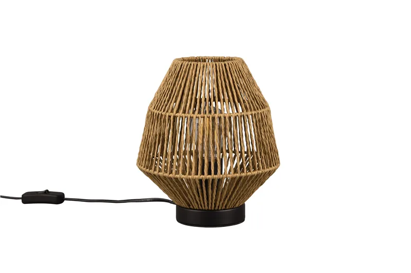 Miki Bordslampa E27 sisal - Sisal - Belysning - Lampor & belysning inomhus - Sovrumslampa - Sänglampa - Sängbordslampa