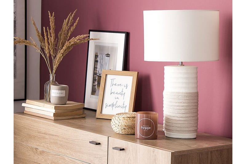 Navia Bordslampa 30 cm, Vit