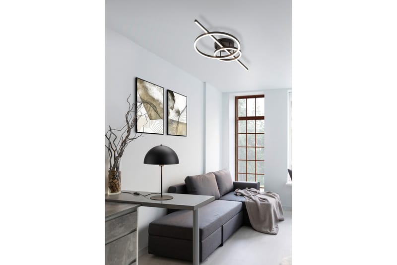 Nola Bordslampa 45 cm E27 mattsvart - Matt svart - Belysning - Lampor & belysning inomhus - Sovrumslampa - Sänglampa - Sängbordslampa