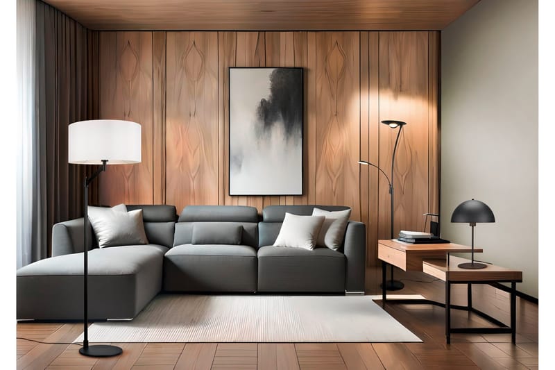 Nola Bordslampa 45 cm E27 mattsvart - Matt svart - Belysning - Lampor & belysning inomhus - Sovrumslampa - Sänglampa - Sängbordslampa