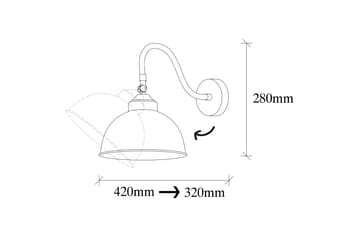 Vägglampa Saglam Svart - Opviq - Belysning - Lampor & belysning inomhus - Sovrumslampa - Sänglampa - Sänglampa vägg