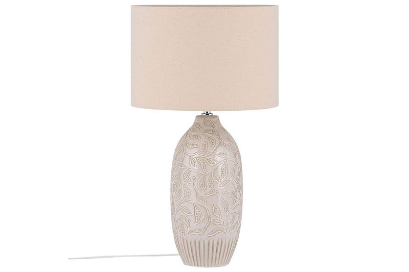 Salza Bordslampa 57 cm E27 - Beige - Belysning - Lampor & belysning inomhus - Sovrumslampa - Sänglampa - Sängbordslampa