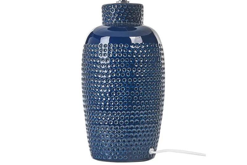 Samoste Bordslampa 53 cm E27 - Marinblå/Vit - Belysning - Lampor & belysning inomhus - Sovrumslampa - Sänglampa - Sängbordslampa