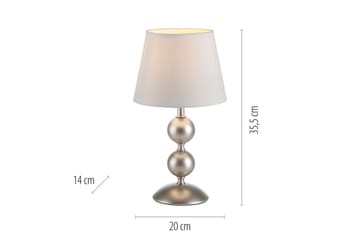 Siena Just Light Bordslampa - Bronze - Belysning - Lampor & belysning inomhus - Sovrumslampa - Sänglampa - Sängbordslampa