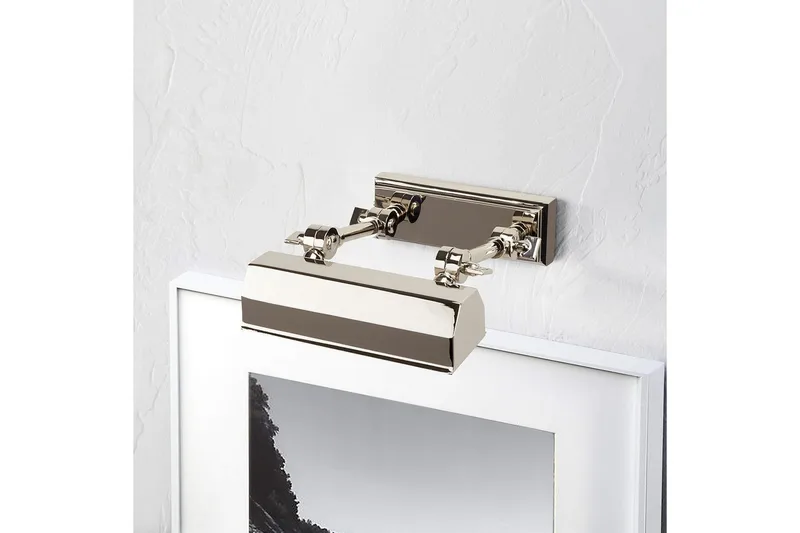 Tavelbelysning Elstead Lighting Chawton 182x119x186 mm, Polerad Nickel - 182x119x186 mm, Polerad Nickel - Belysning - Lampor & belysning inomhus - Möbelbelysning & integrerad belysning - Tavelbelysning