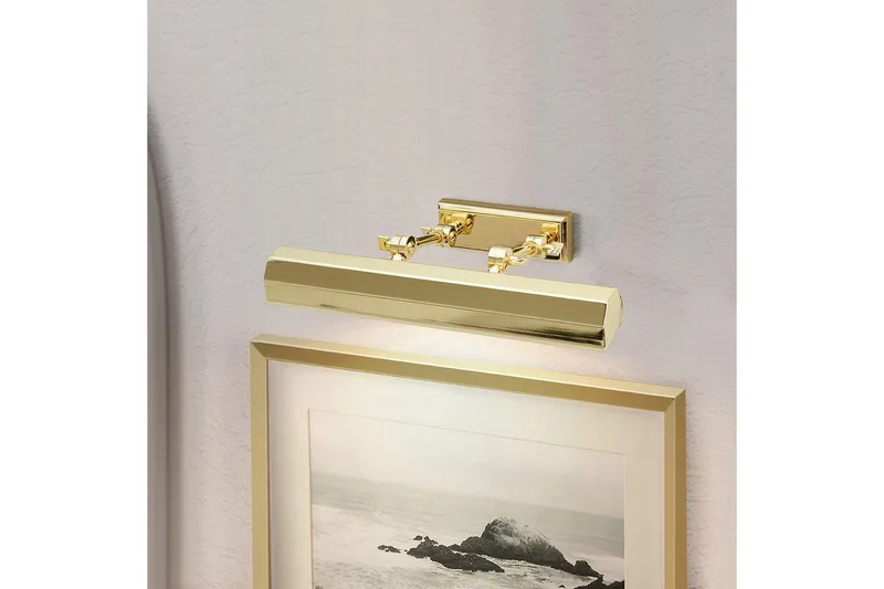 Tavelbelysning Elstead Lighting Chawton 402x119x186 mm, Polerad Mässing - 402x119x186 mm, Polerad Mässing - Belysning - Lampor & belysning inomhus - Möbelbelysning & integrerad belysning - Tavelbelysning