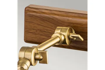 Tavelbelysning Elstead Lighting Winchfield 445x127x318 mm, Åldrad mässing & Ek effekt - 445x127x318 mm, Åldrad mässing & Ek effekt - Belysning - Lampor & belysning inomhus - Möbelbelysning & integrerad belysning - Tavelbelysning