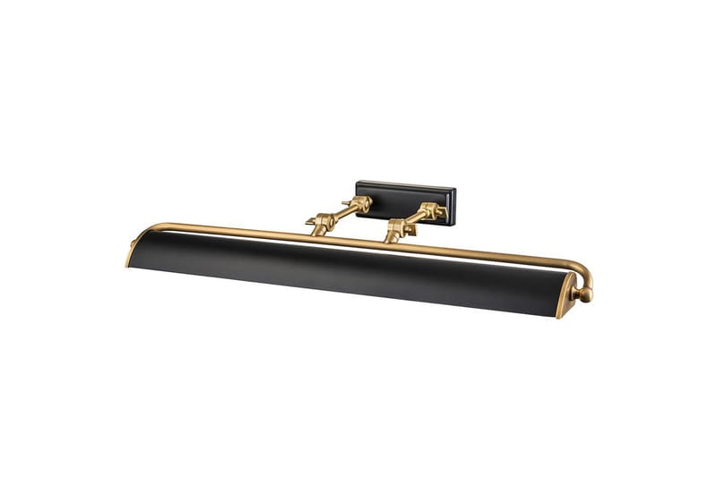 Tavelbelysning Elstead Lighting Winchfield 703x127x318 mm, Åldrad mässing & Matt svart - 703x127x318 mm, Åldrad mässing & Matt svart - Belysning - Lampor & belysning inomhus - Sovrumslampa - Sänglampa - Sänglampa vägg